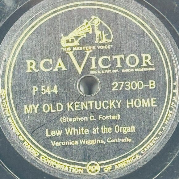 Lew White Come Where My Love Lies Dreaming 10in Shellac 78 RCA Victor 27300 - Picture 3 of 4